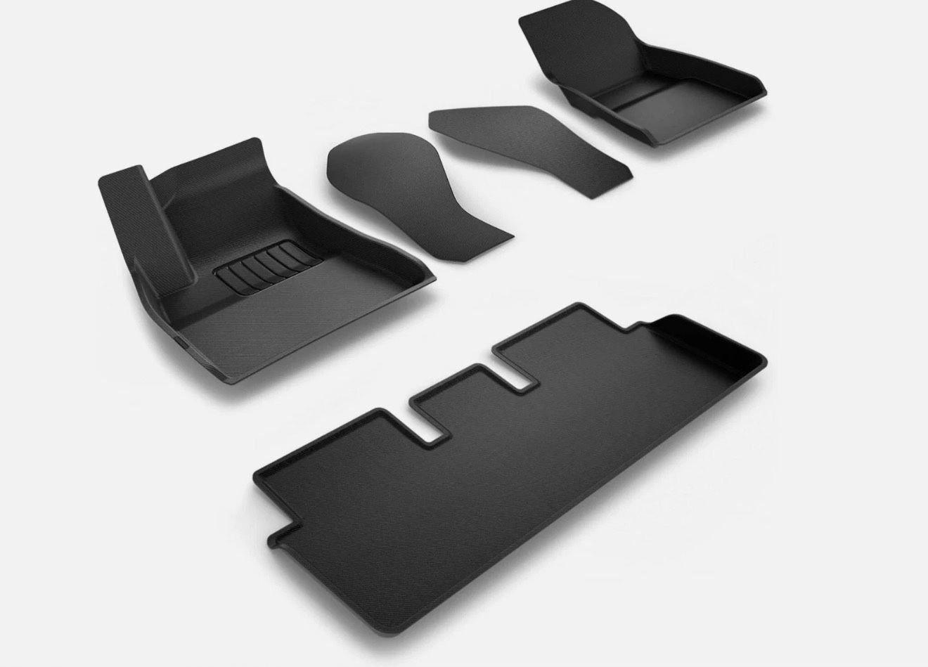 NIB Spigen WeatherBloc Floor Mat Set (Black) Tesla Model 3 Highland (2024-2025)
