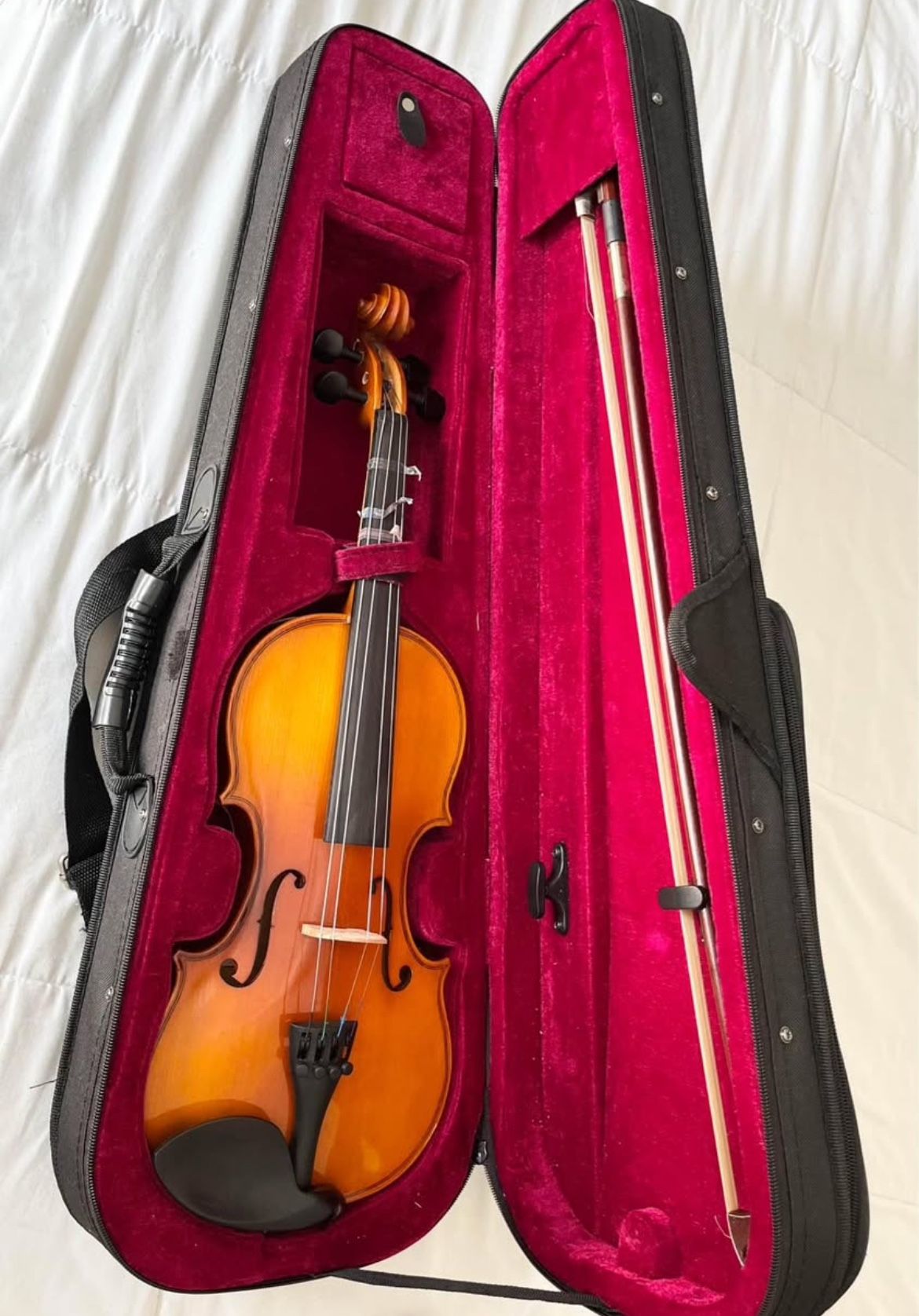 1/2 Scale Size Student Violín 🎻 + Case & Bow