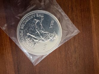 1984 The American Prospector Silver Round