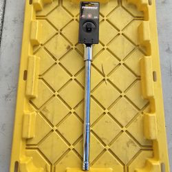 Powerbuilt Long Reach Ratchet 20 Inch Length, 3/4 Inch Drive, Spiral-Machined Handle, 9 Degree Rotation, Reversible Switch Hand Tool