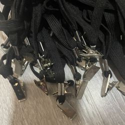 Lanyards with metal clip.  100 pc 