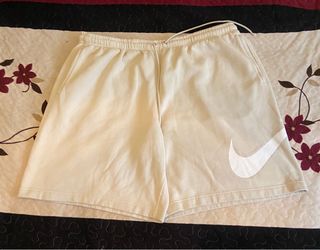 Nike Swoosh Fleece Shorts White