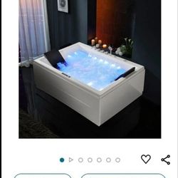 Whirlpool Tub with 18 Water Jets+20
