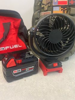 Milwaukee M18… 5.0ah…battery with FAN ….Brand New