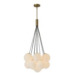 13 Loght Antique Brass Bohemian/global For Use In Bethroom  Dining Room, Kitchen 