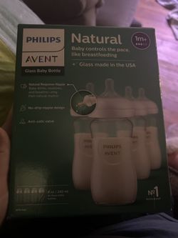Philips Avent 8oz Glass Baby Bottles 4 Count 