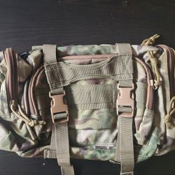 Multicam Multi-Function Bag/ Buttpack