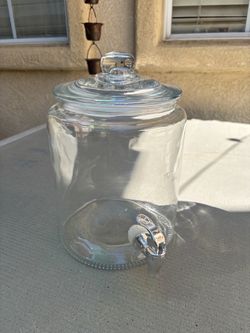 Brand New Glass Drink Dispenser for Parties