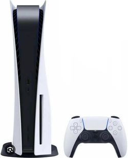 PlayStation 5 DISC edition with two controllers and games