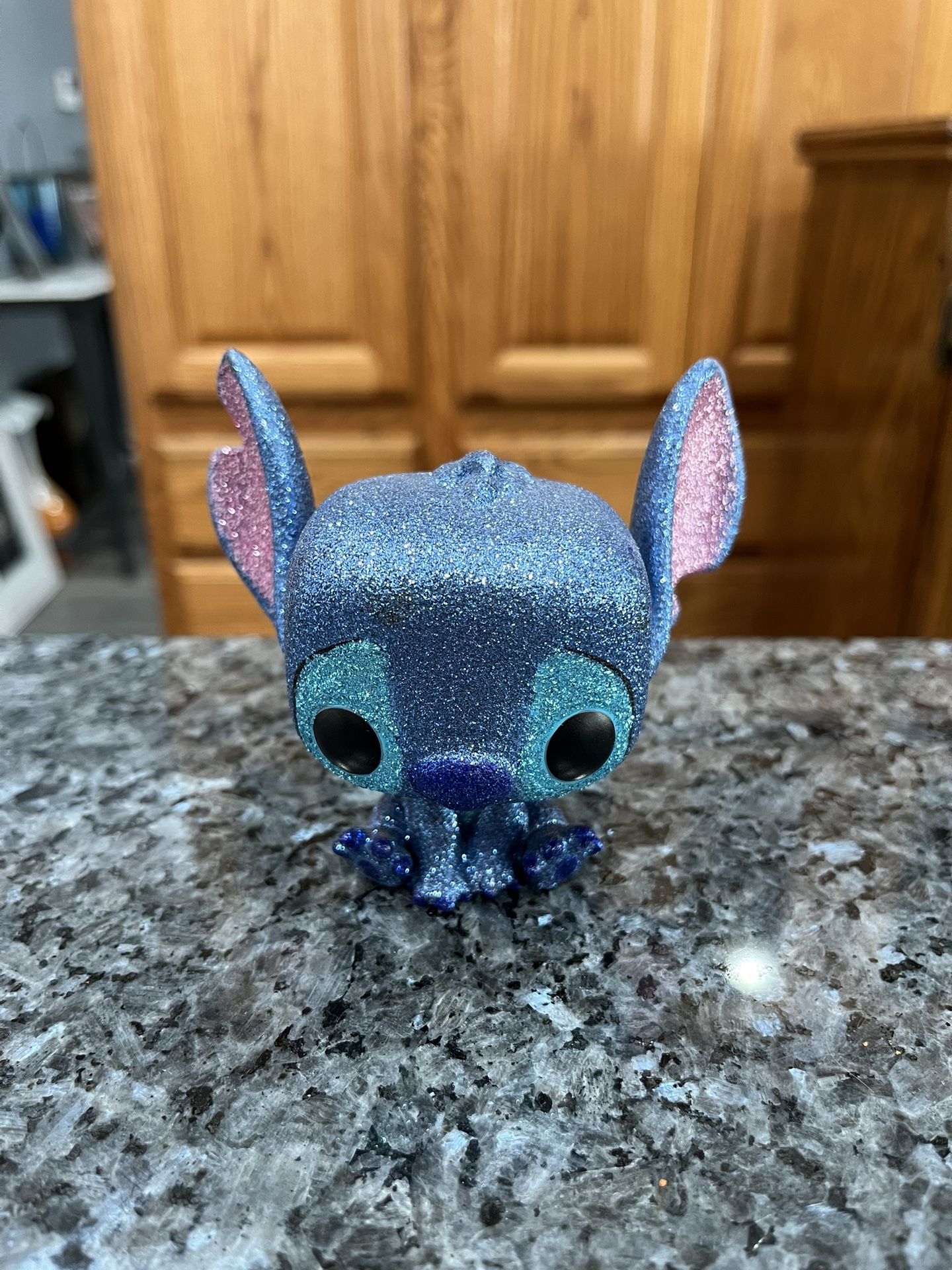 Disney Lilo and Stitch Glitter Diamond Funko Pop! TV #159 Vinyl Figure Hot Topic. Preowned has been on display in a cabinet with a Funko Pop collecti