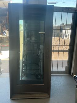 Exterior dual pane Doors