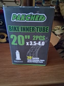 Pakchef 20" Bike Inner Tubes 2-Pack