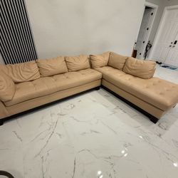 Sectional Leather Couch
