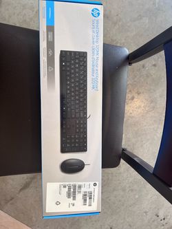 HP Wired Desktop Keyboard & Mouse