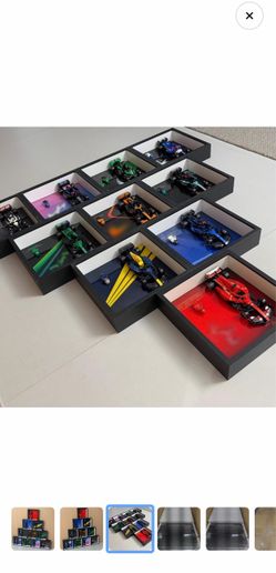 F1 Die-Cast Car Display Shadow Box Frames