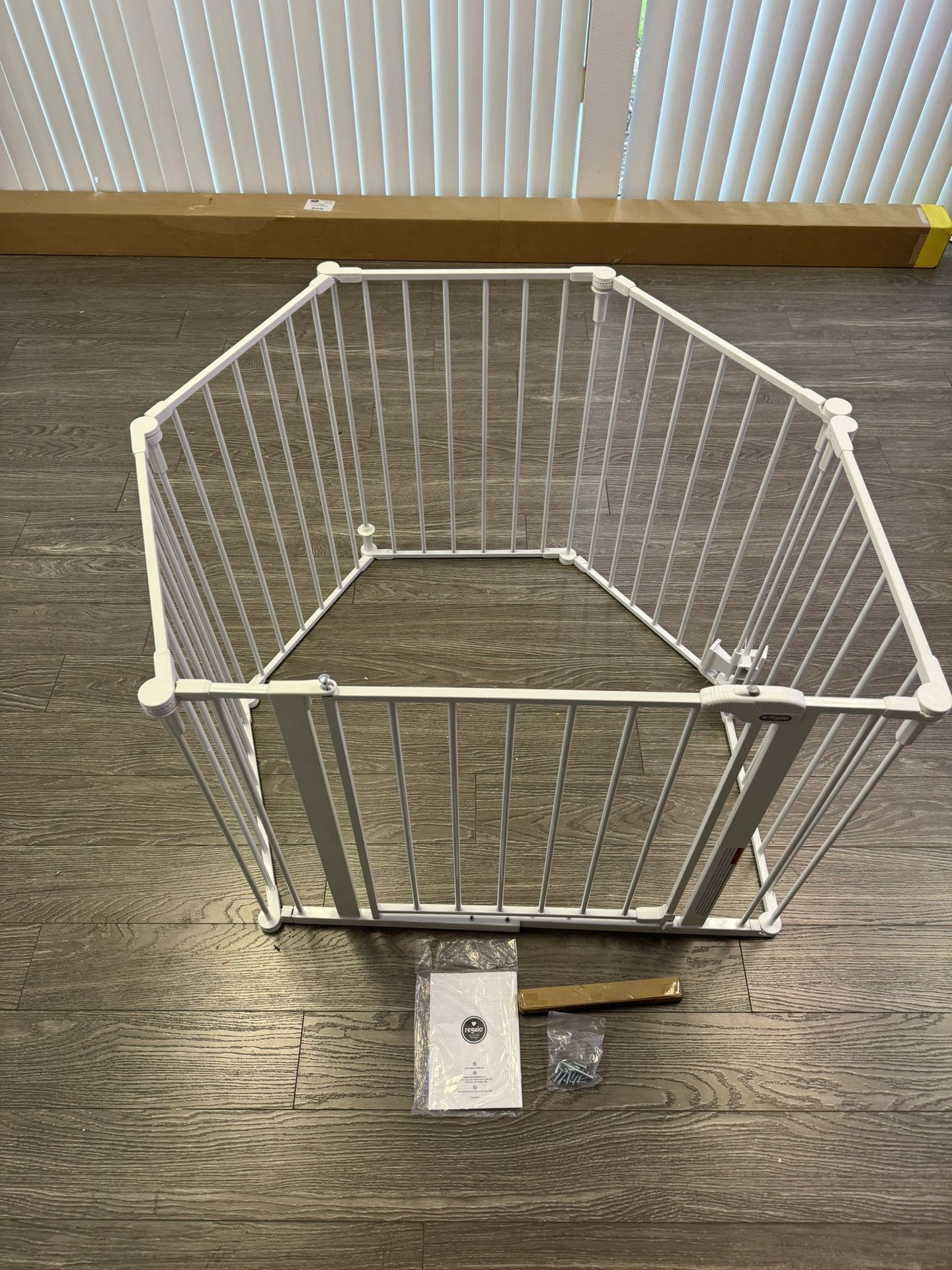 Regalo Metal Playpen Or Extra Long Gate For Kids Or Pets