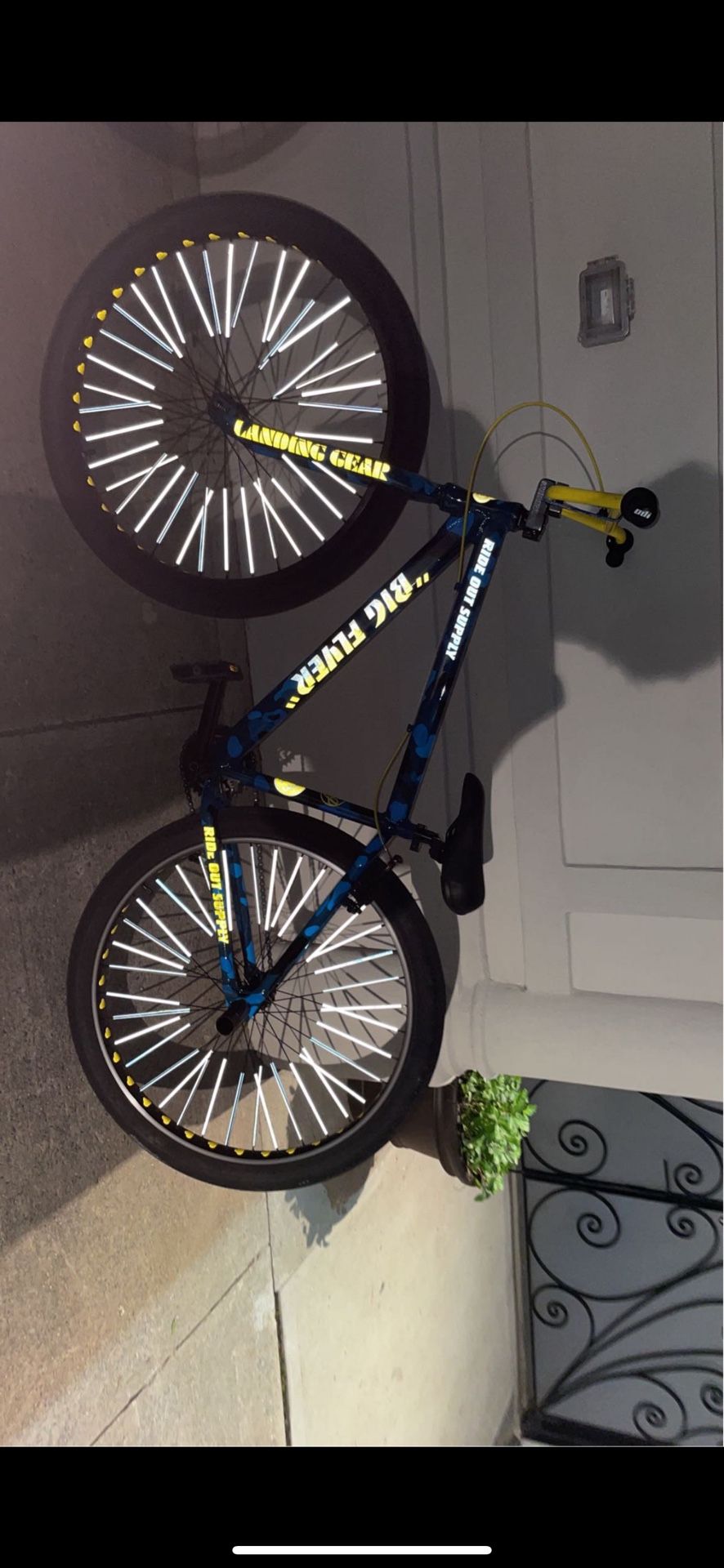 SE Bikes / City Grounds Big Flyer Green Aqua Camo Volt Green