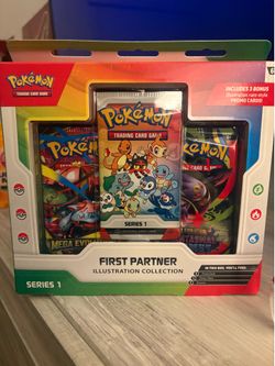 Pokemon First Partner Illustration Collection Series 1 ‼️BRAND NEW‼️