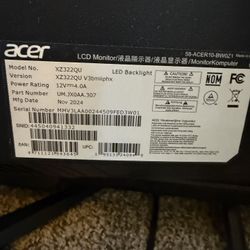 Curved Computer Monitor 