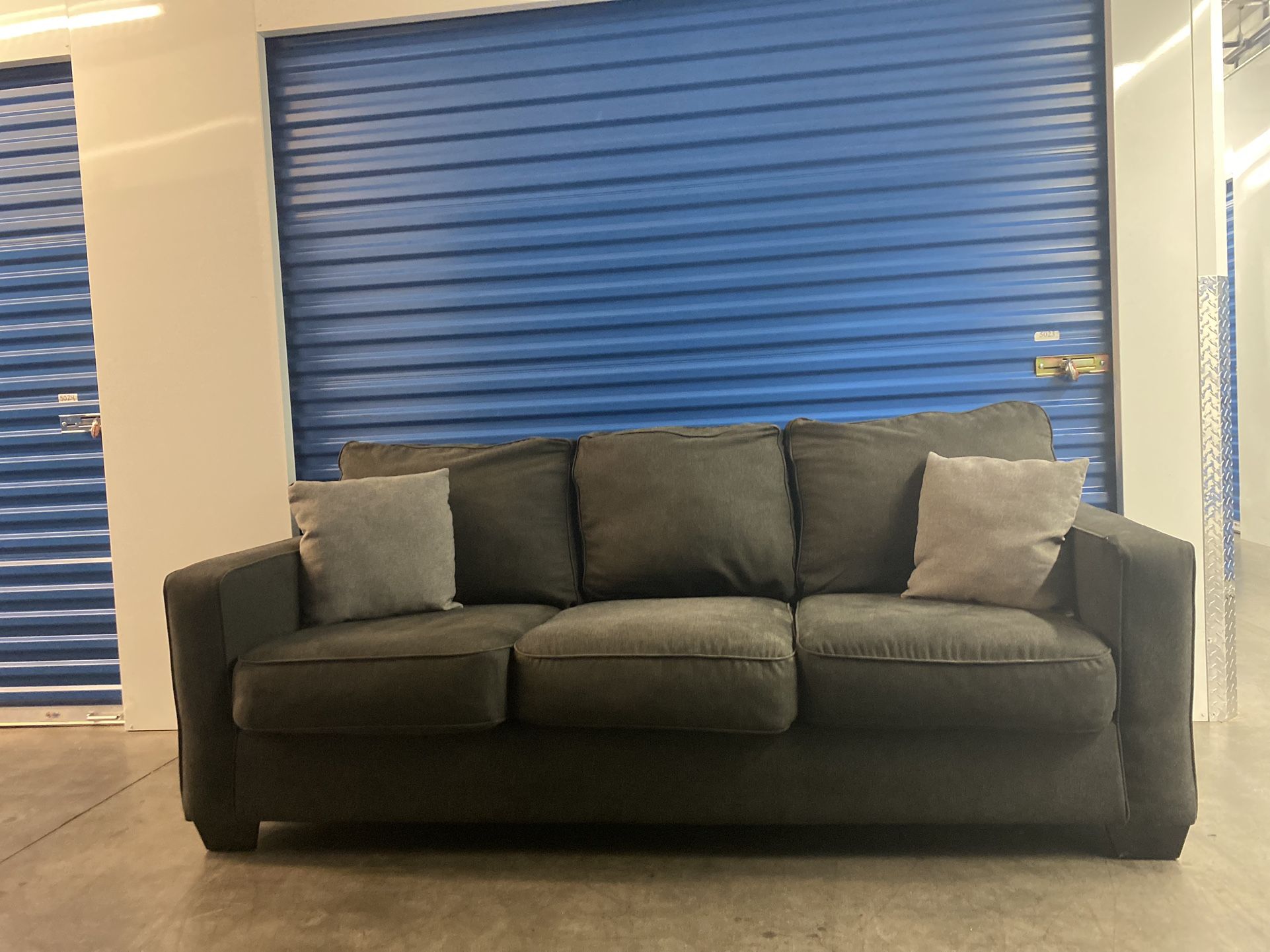Charcoal Gray Couch (Free delivery)