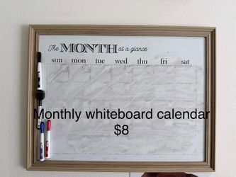 Whiteboard calendar
