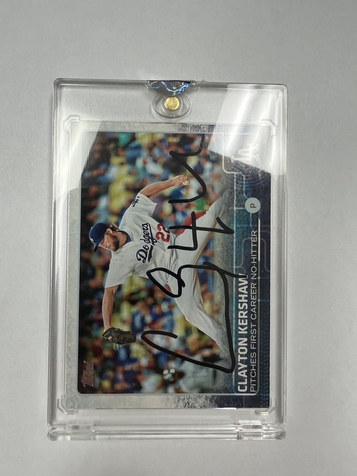 Clayton Kershaw Auto Autographed Holo Sealed LOA