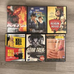 DVD Movie Lot – Kill Bill 1&2, Star Trek, Mission Impossible 2, Robin Hood + More 