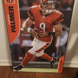 Wooden Bengals Carson Palmer Portrait