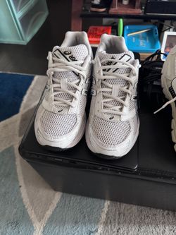 ASICS White Mesh Low-Top Sneakers Size 9