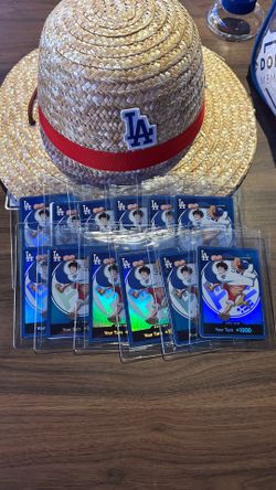 Dodgers x One Piece Luffy Don Card and Strawhats