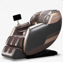 Oversized 4D Massage Chair with 58-Inch SL Track, AI Body Scan, Zero Gravity, Heat, Air Compression, Bluetooth Speaker, and Voice Control