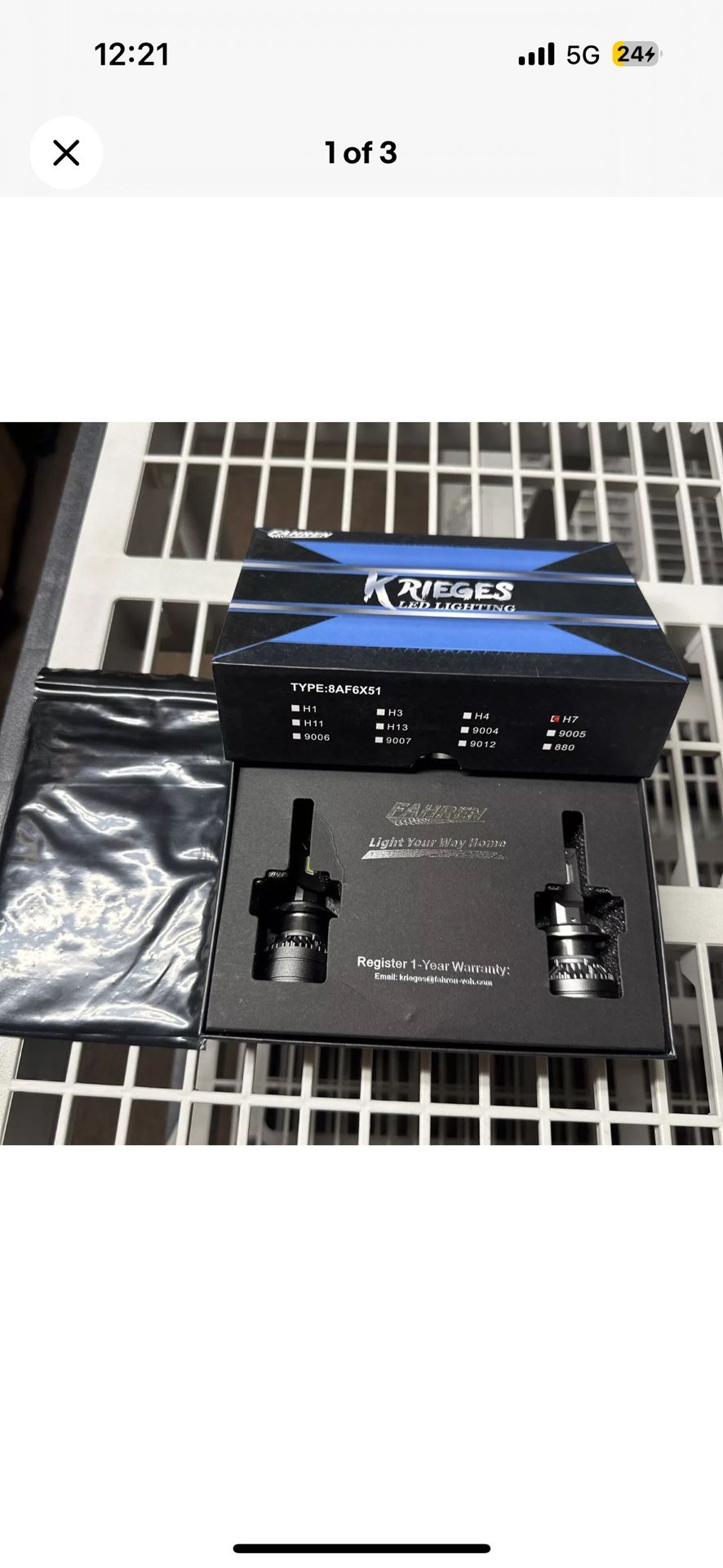 Fahren H7 Led Bulbs TYPE 20-6T55R