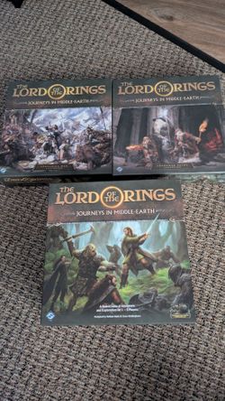 LOTR Journeys in Middle-earth + 2 Expansions