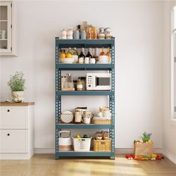 5 Tiers Boltless Storage Shelf Metal Shelving Unit