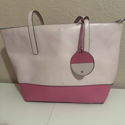 Kate Spade Dual Tone Pink Tote Handbag