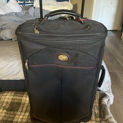 Great Deal Great Condition Black Tag Suitcase 🧳 Luggage On Wheels 🛞 