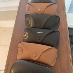 Bundle Of 6 AUTHENTIC Rayban Sunglass Cases(NO SUNGLASSES)