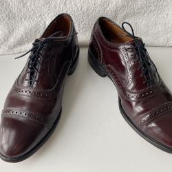 Allen Edmonds Men’s Cap-toe Oxford Dress Shoe Size 8