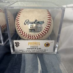 Tatis Jr Game Used Ball 