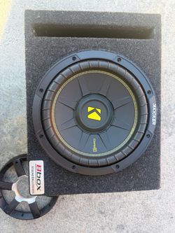 Kicker 10in subwoofer with BBOX housing