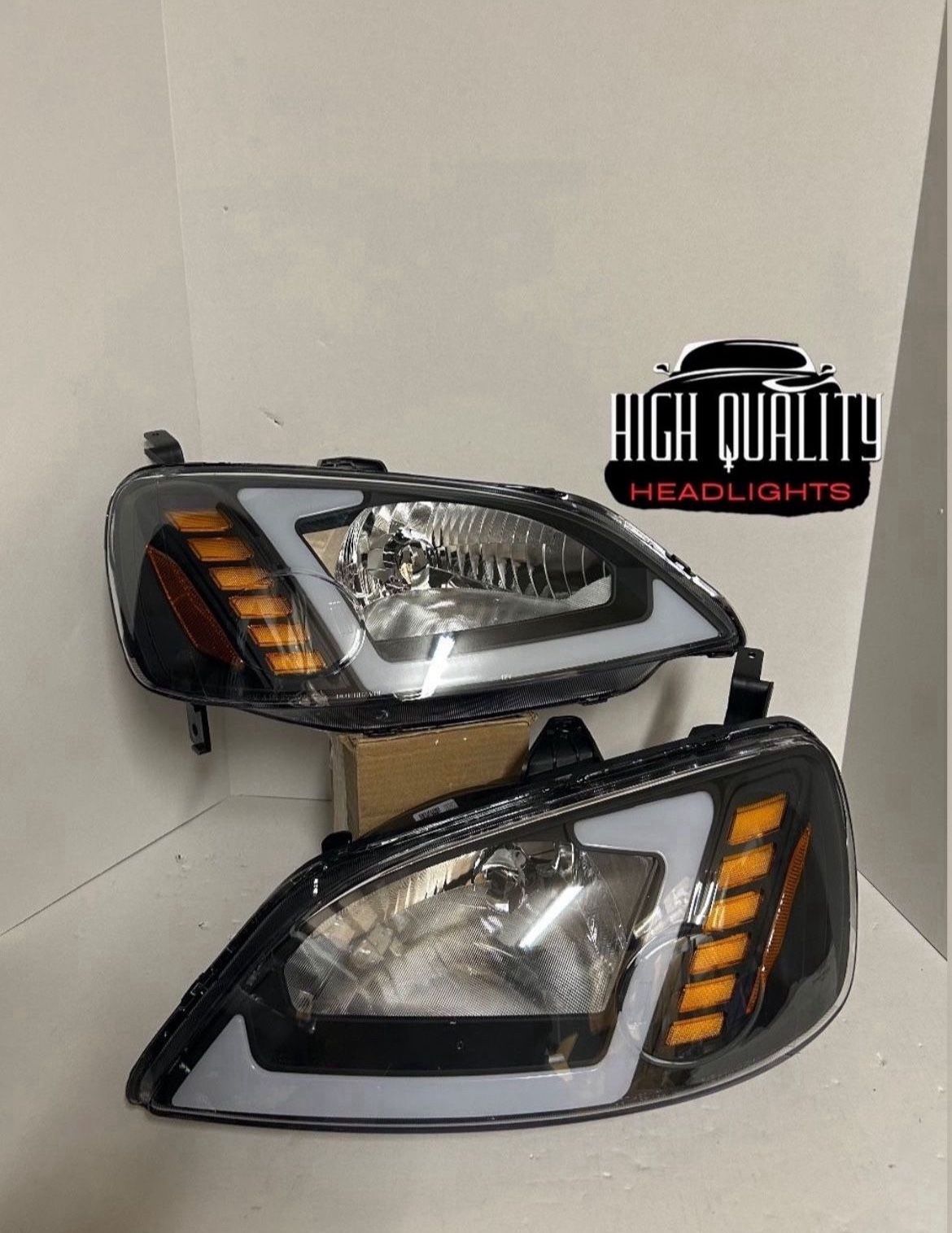 Honda Civic 2001 2003 headlights