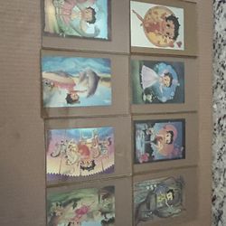 “BETTY BOOP”PREMIERE 1995 KROME REFRACTOR OVERSIZED INSERT CARD Lot: (8) Cards. NM/M!!!😎