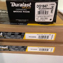 New Gold pads and rotors.