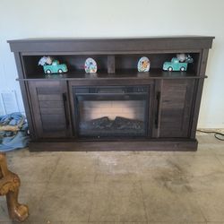 T.V Stand That Has A Heater In It