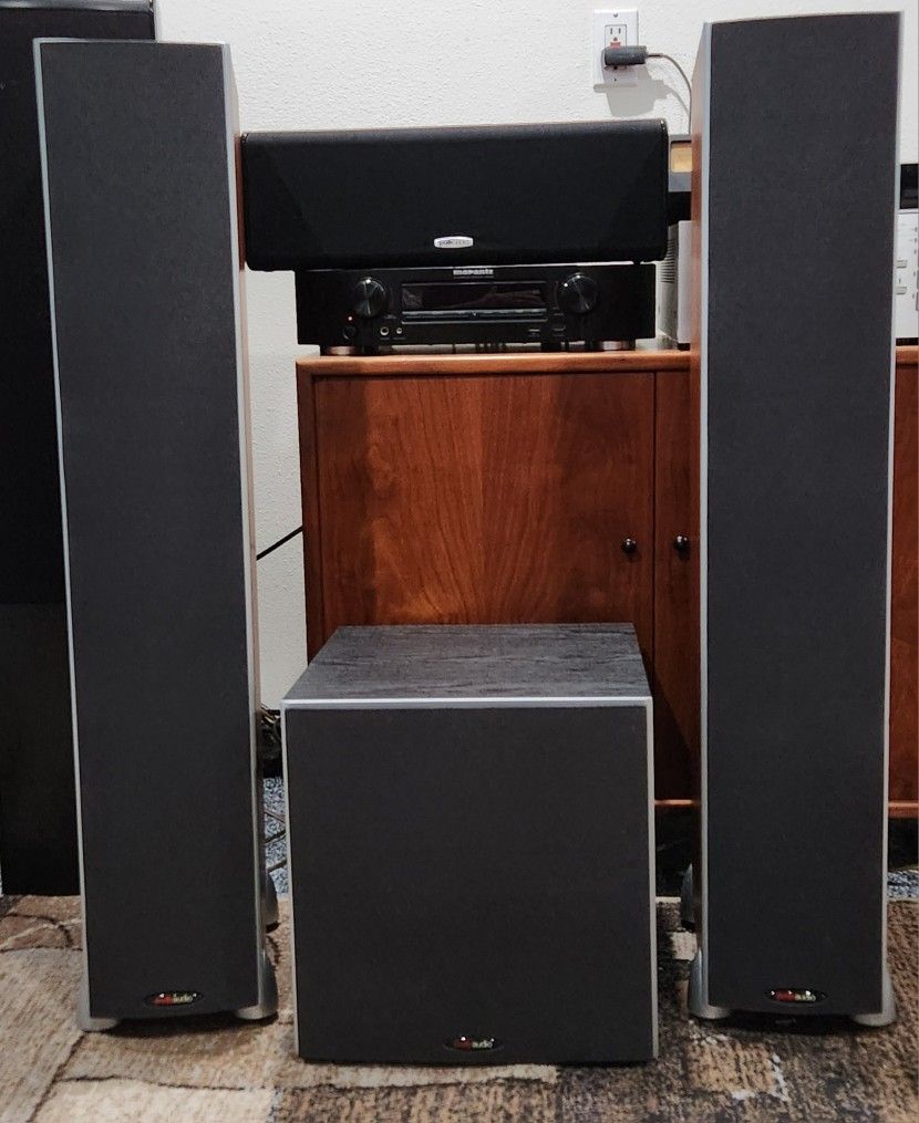 Marantz and Polk 3.1 audio system