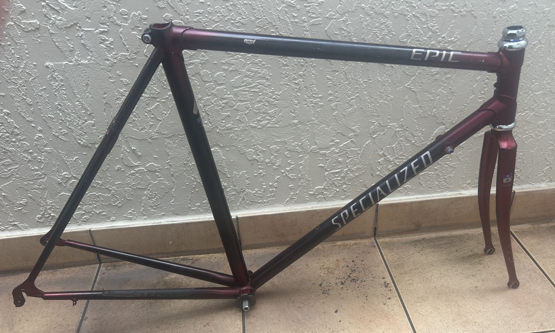 Specialized 54cm Carbon Frame With Campagnolo Bottom Bracket 
