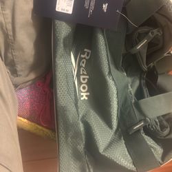 Reebok Treck Green Duffel Bag 
