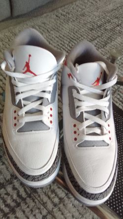 Jordan 3 fire red 10 men (new no box)