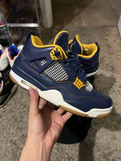 Sz 10 Air Jordan 4s Navy $60 FIRM NO TRADES