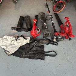 2 Leaf Blowers And Weed Eater 